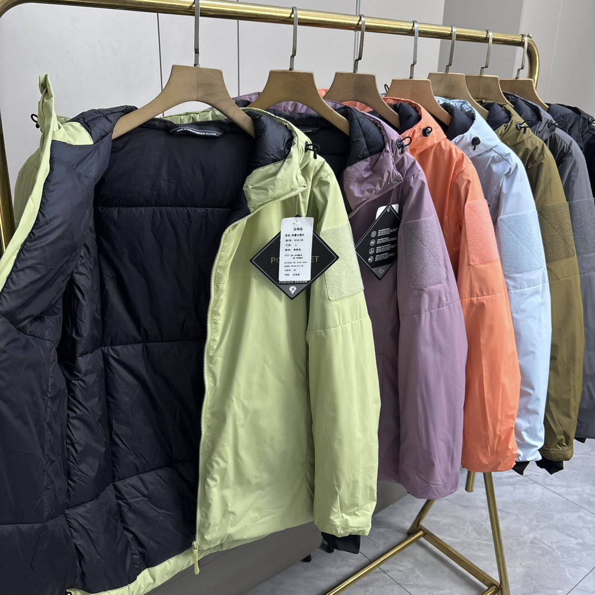 NIAOXI户外牛货~轻量化情侣款秋冬连帽防风防泼水保暖棉衣棉服男