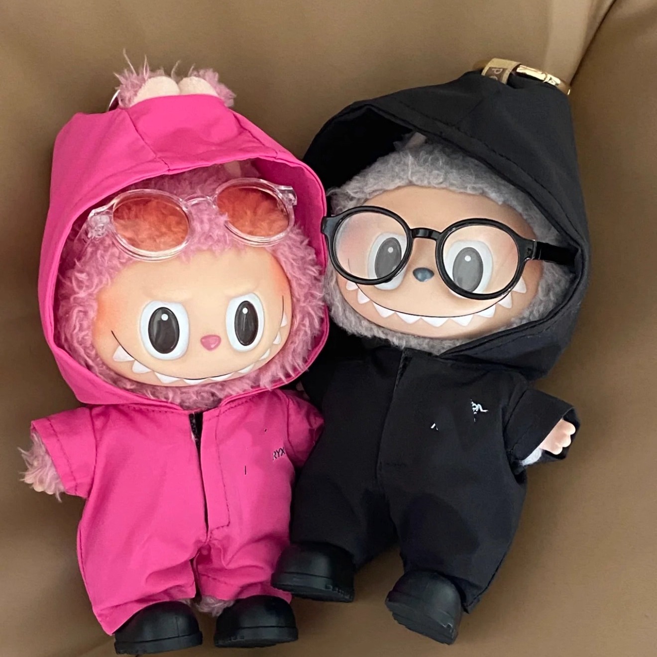 连体衣套装可爱一三代labubu