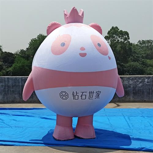 厂家定制行走毛绒充气卡通气模节日活动促销广告宣传主题logo定做