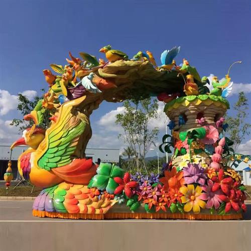 主题公园巡游花车杂耍表演巡游彩车商业活动展览车多功能花车