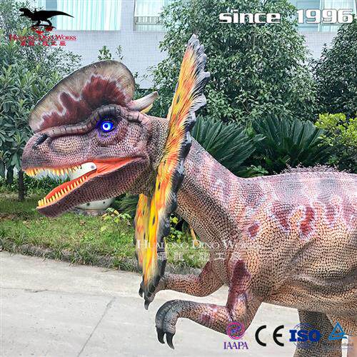 年新春新品引流仿真恐龙遥控行走的双冠龙会动会叫可互动