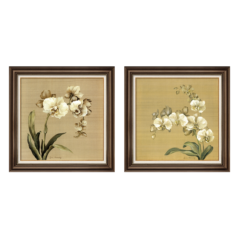 美式卧室床头装饰画大芬村油画复古主卧老人房间挂画客厅餐厅壁画