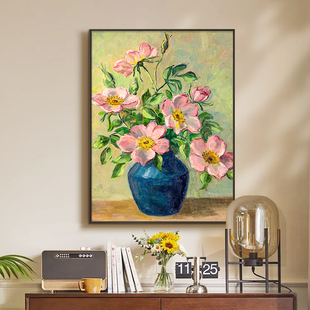 梵高世界名画餐厅花遇art轻奢高级客厅饭厅挂画花开富贵餐桌壁画