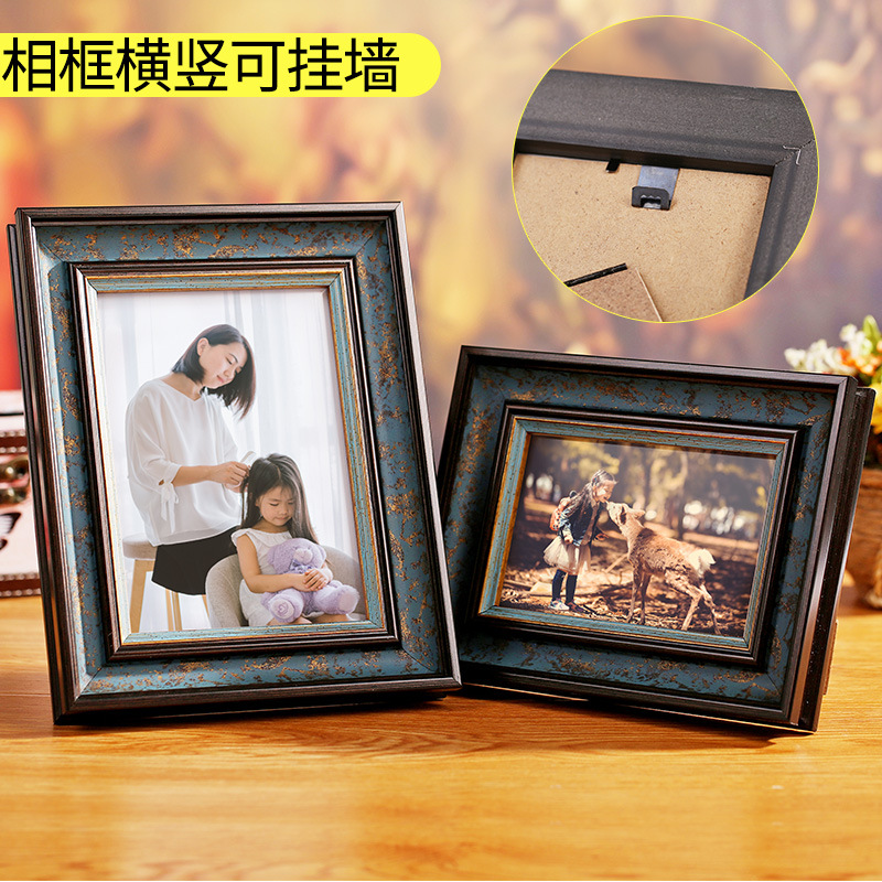 美式复古卧室客厅摆台6寸7寸