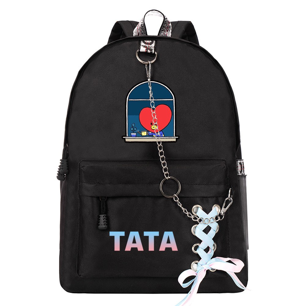 韩流系列书包少年团Window男女双肩包运动系带周边链条帆布包