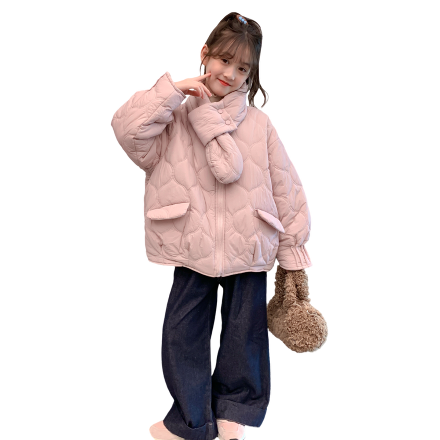 中大童棉衣女棉服套装连帽防风衣冰淇淋休闲学衣服爆款穿搭千金,童装/婴儿装/亲子装,棉袄/棉服,淘宝优惠券,粉丝福利购,淘宝优惠卷