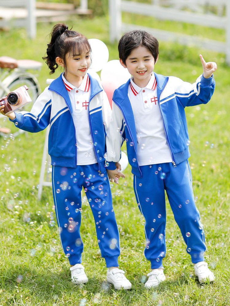 小学生校服春秋套装一年级红色班服儿童春装幼儿园园服运动三件套
