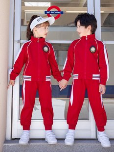 儿童 英伦风班服短袖 夏季 套装 定做初高中小学生校服一二年级运动装