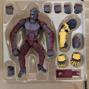 哥斯拉VS金刚  刀疤王 帝国崛起 关节可动 摆件模型 盒装公仔玩具