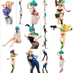 美少女 兰琪 金发 比迪丽 人造人 布尔玛 琪琪 手办公仔模型摆件