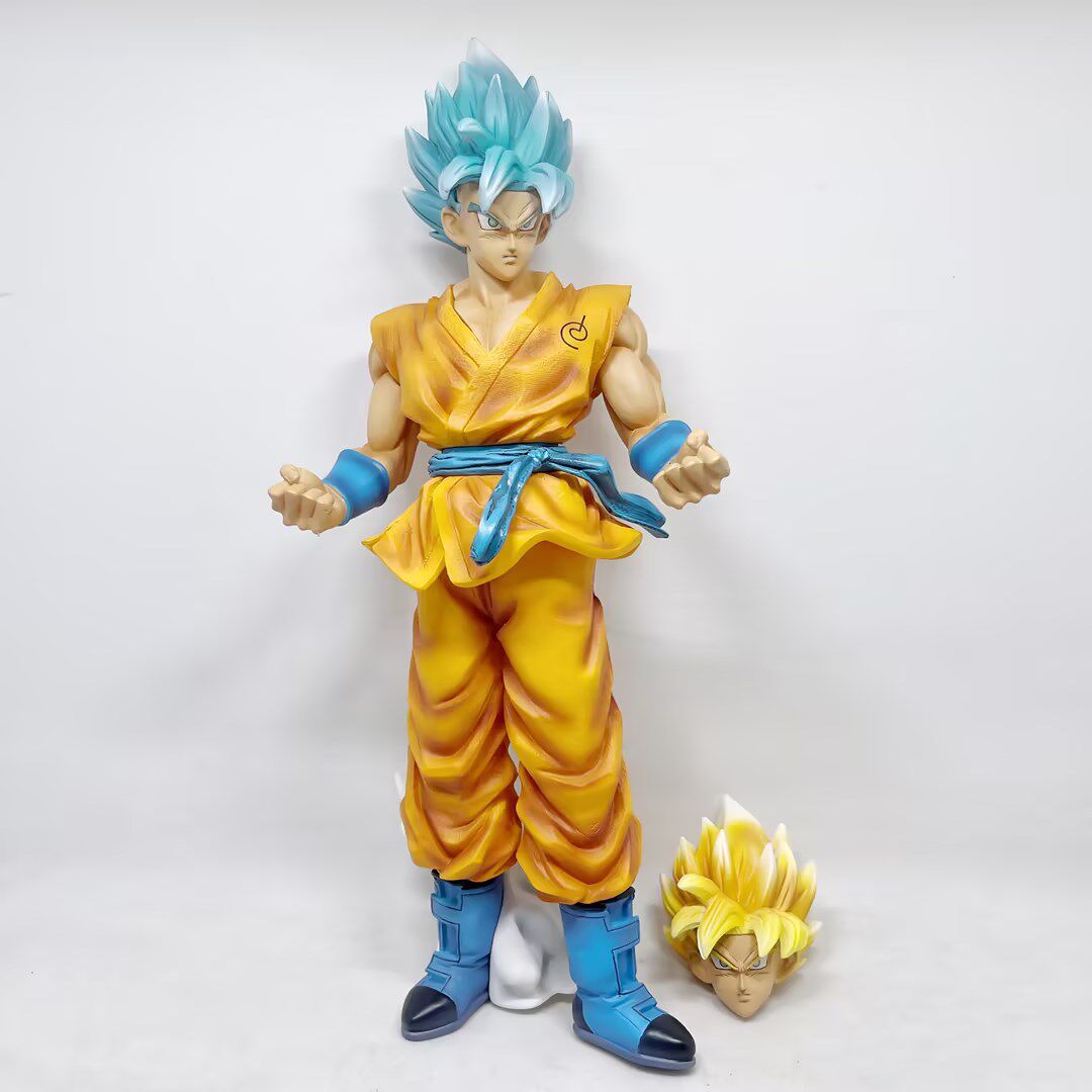 超级赛亚人 超燃变身 gk 超蓝形态 孙悟空 巅峰战力 手办盒装摆件