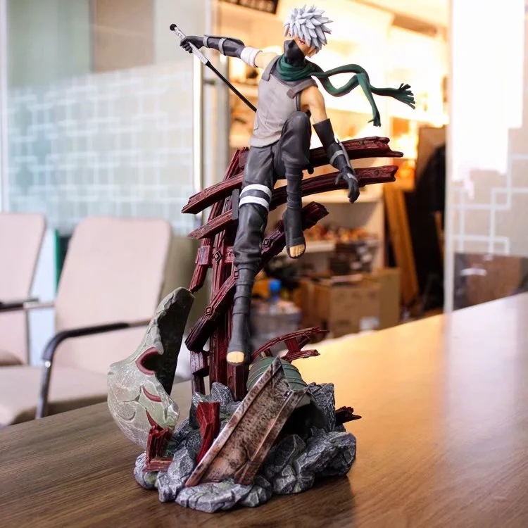 暗部 卡卡西 老师 场景 雕像 模型盒装手办摆件人偶人物