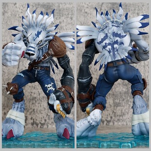 大冒险 巨浪兽人 加鲁鲁兽 兽型雕像 模型摆件 盒装手办雕像人偶