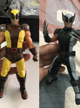 Mezco蚂蚁 X战士 布衣金刚狼 狼叔1代灰狼 可动人偶盒装手办模型