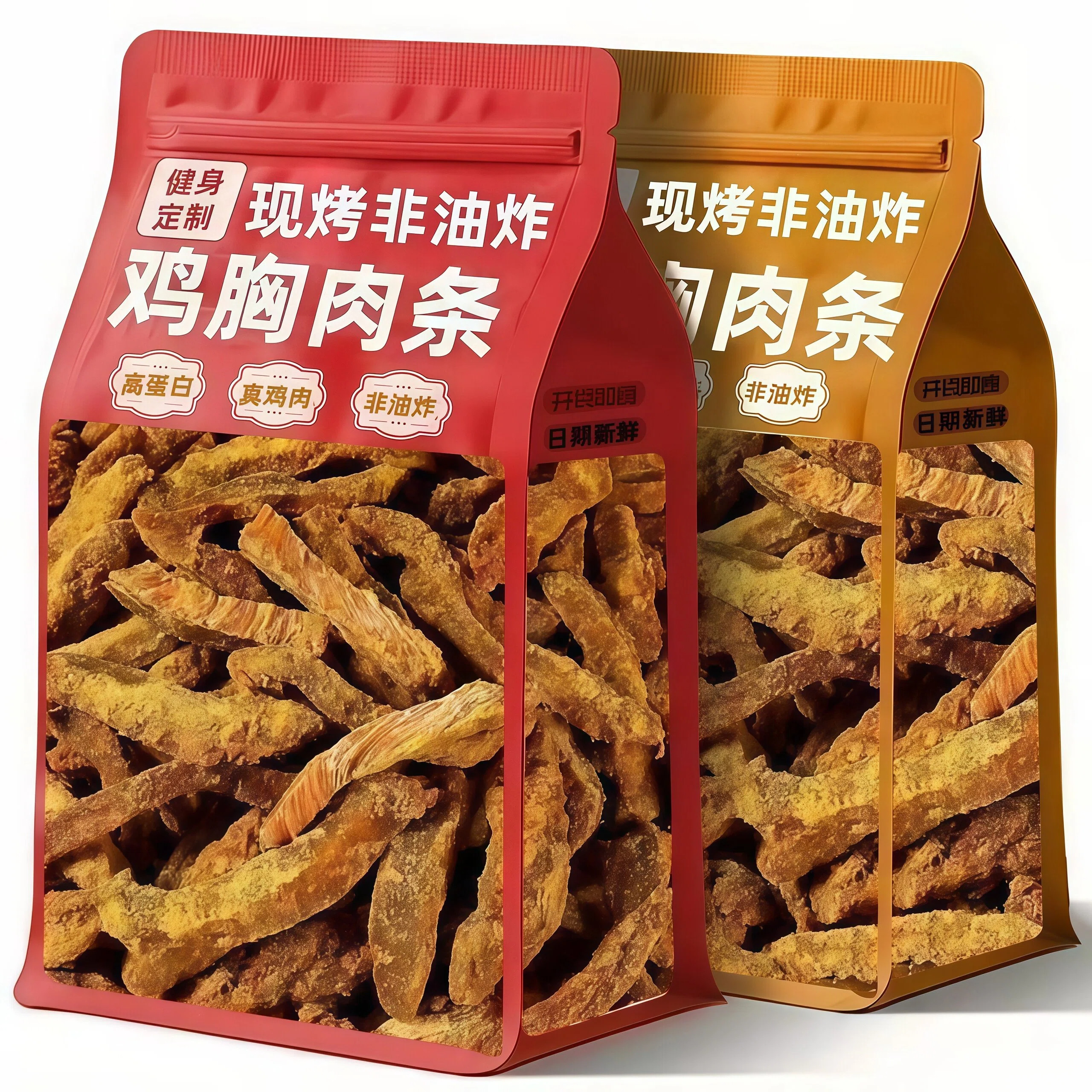 手撕鸡肉干条五香鸡肉条解馋小零食宵夜抗饿高蛋白鸡胸肉批发休闲