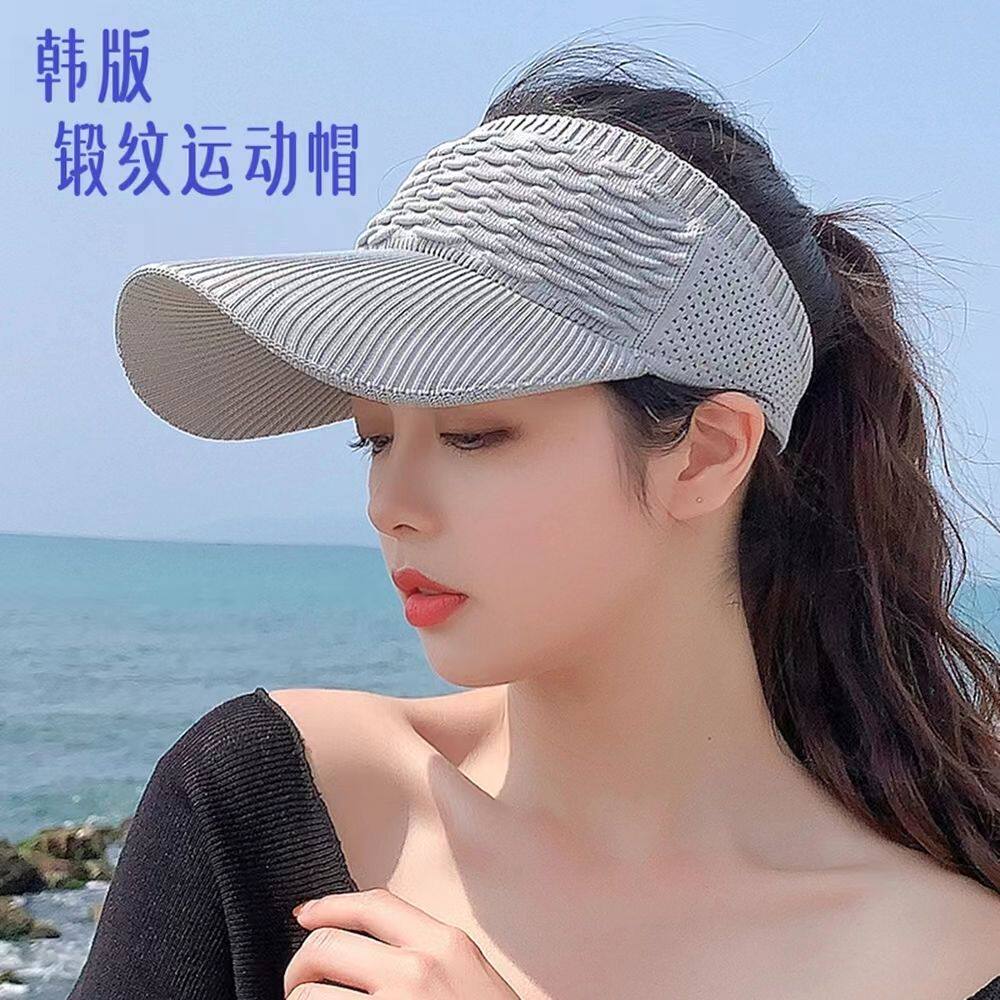 漏顶遮阳帽太女空士新款