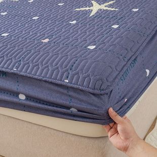 床盖2026年新款抑菌夹棉床笠单件席梦思床垫保护套床单防滑固定床