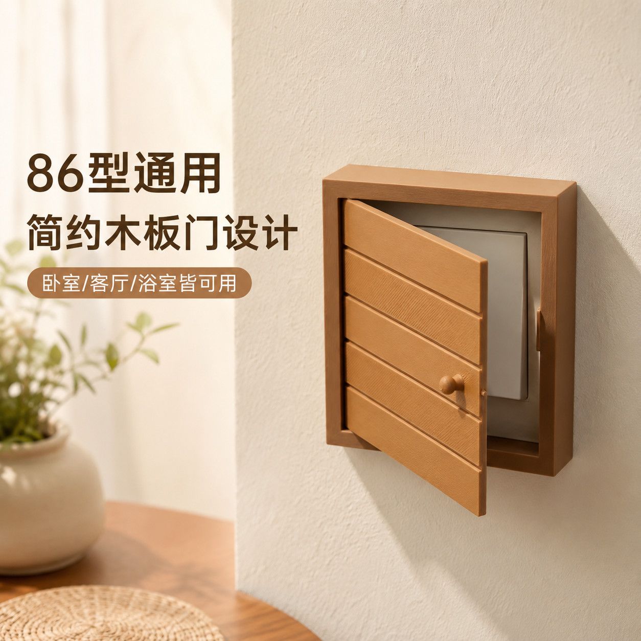 插座面板遮挡盖装饰罩86