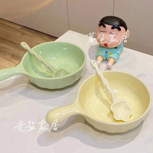 一人一个专用碗insfu奶油