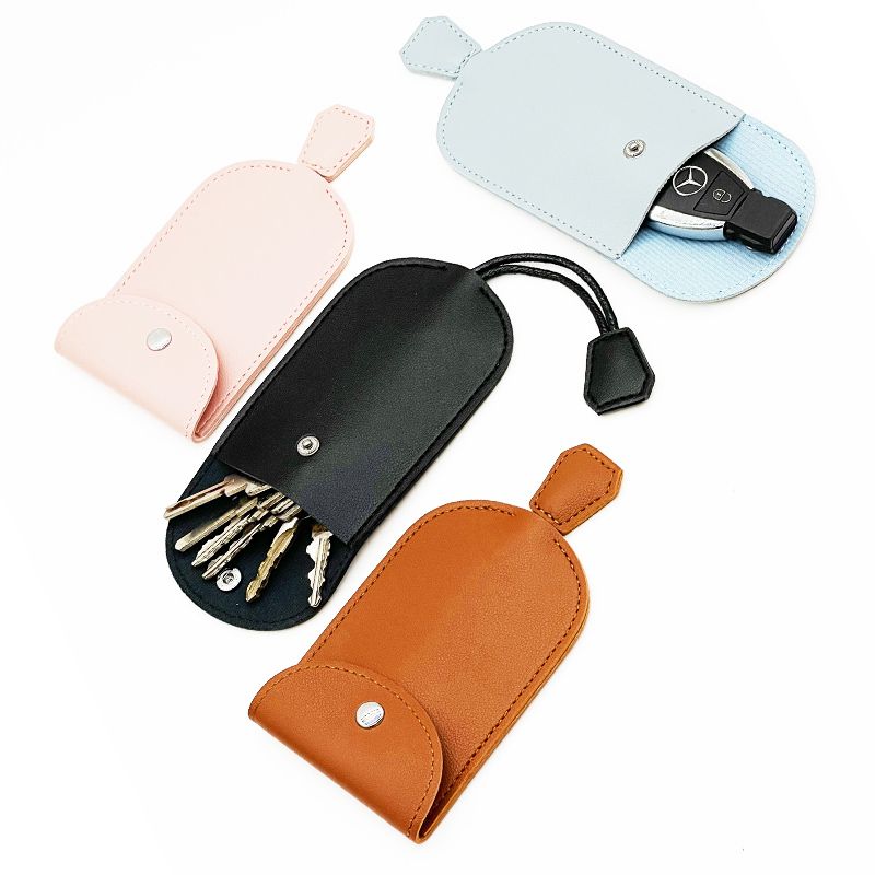 女士2025新款钥匙包新款简约便携钥匙收纳保护套抽拉式大容量汽车