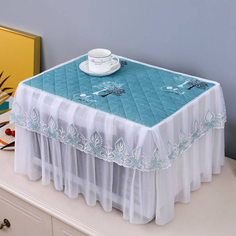 打印机防尘罩打印机罩子防尘罩全包微波炉罩电烤箱防油防尘罩蕾丝