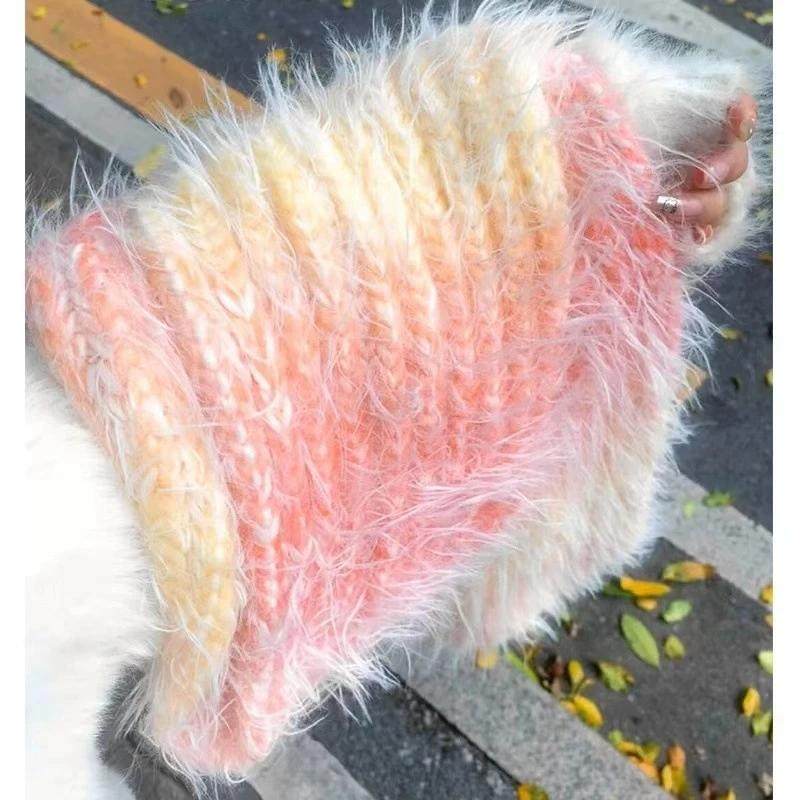 围巾专用毛线手工手混线D