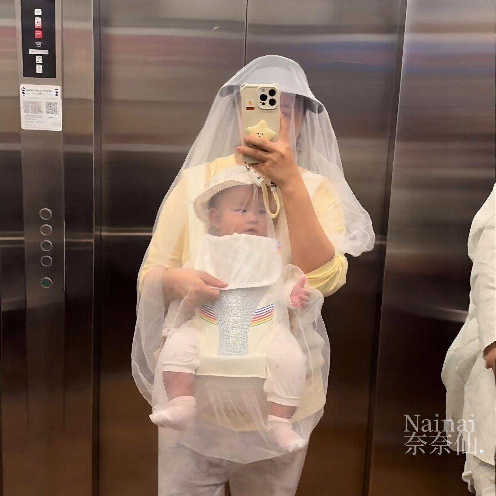 全身防蚊罩遛娃神器!婴儿