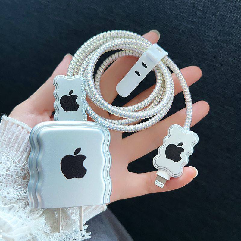 充电线保护套苹果20w快充线保护套iPhone14/15pro手机快充数据线