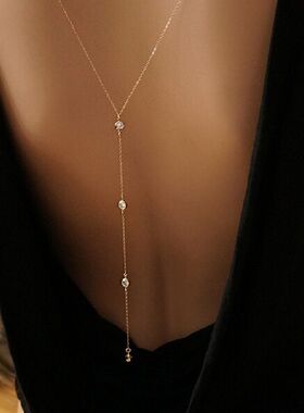 后背锁骨链欧美跨境饰品
