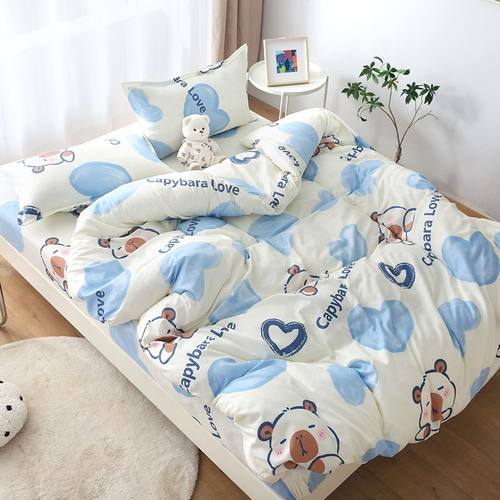 床单被罩二件套[被套+床单】两件套床上用品床单被罩单双人学生宿