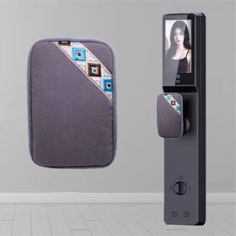 电子锁保护套新款智能锁密码指纹锁保护套门把手套入户门锁方形把