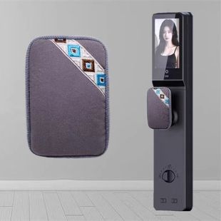 电子锁保护套新款智能锁密码指纹锁保护套门把手套入户门锁方形把