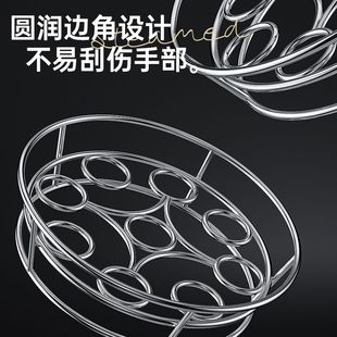 蒸煮支架砂锅架不锈钢蒸蛋架置锅架蒸架锅垫多功能加厚隔热支架蒸