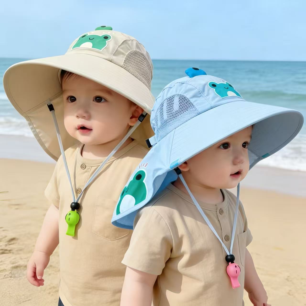 婴儿夏天帽子儿童季遮阳