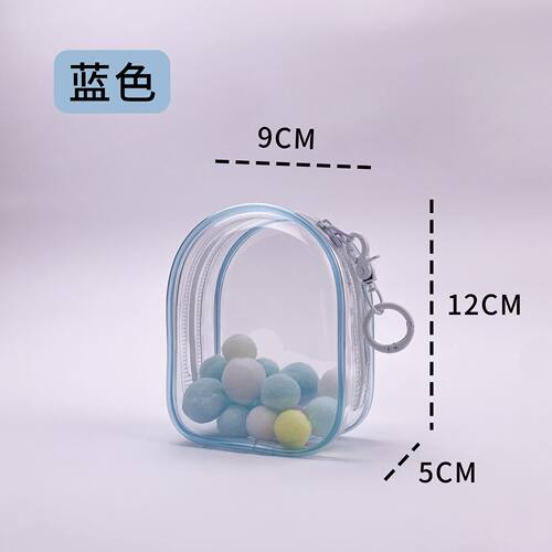 十厘米娃包10cm自嘲熊玩偶毛绒公仔娃包水豚噜噜棉花娃娃透明防尘