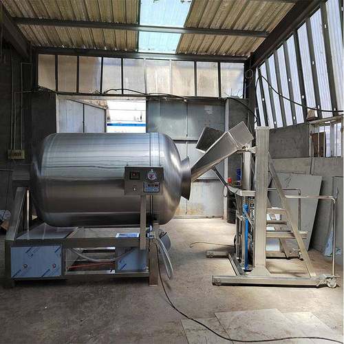 新型倾斜式液压滚揉机可移动式全自动变频腌制机