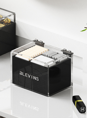 BLEVINS化妆棉收纳盒棉签盒化妆蛋收纳彩妆蛋整理盒化妆品小号