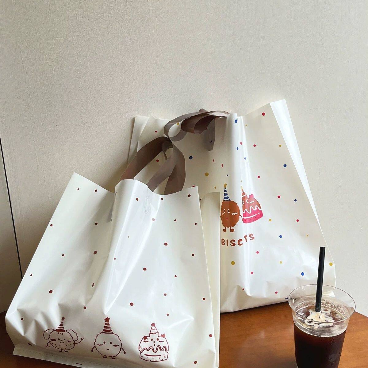 漂亮礼品袋可爱饼干熊儿
