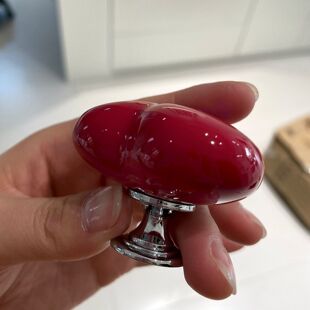 门把手断了替代小红书同款心形陶瓷拉手简约家具螺丝五金把手衣柜