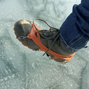 防滑链鞋子冰钓冬钓户外防滑链冰爪靴子防滑链冰上防滑链 雪地冰