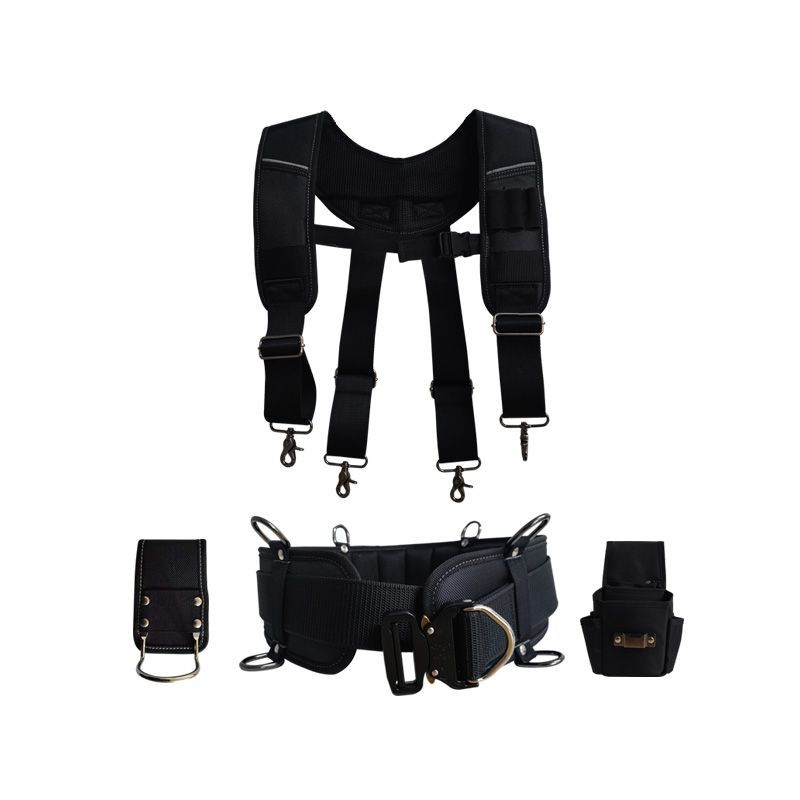 安全带工具包电工专用腰带腰包透气加厚加宽多功能双肩背带建筑腰