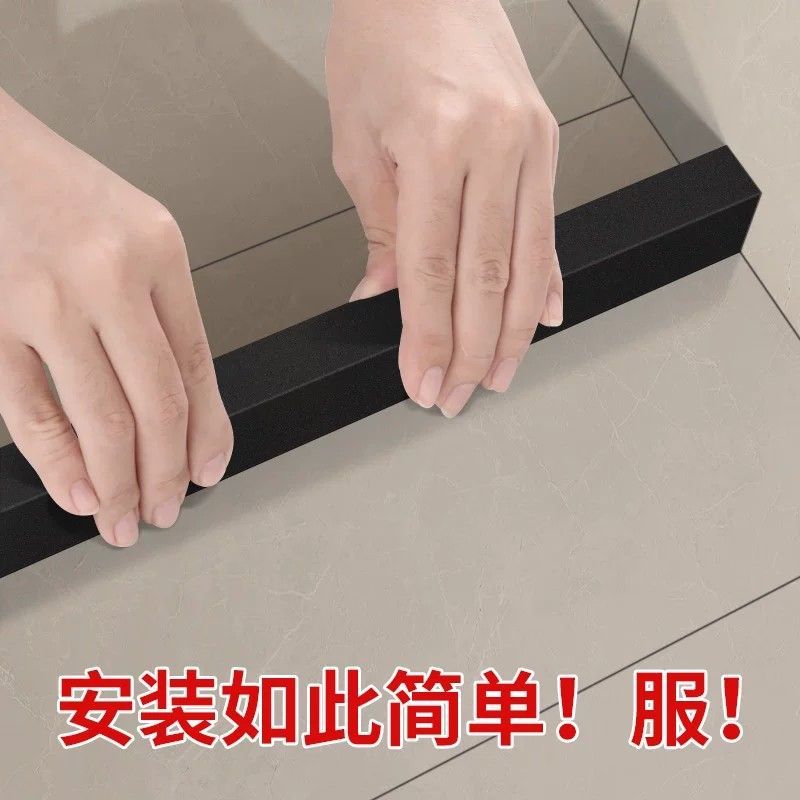 室外入户门挡水条泥地面