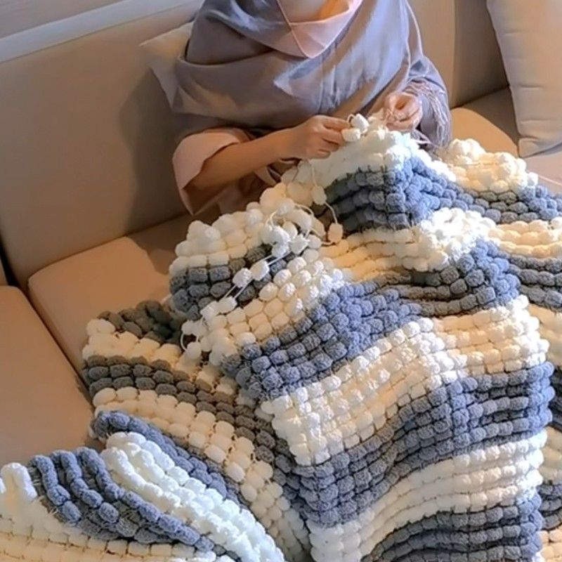 孕期打发时间神器毛毯编