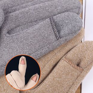 冬天不冻手神器加绒女冬季电动车手套简约触屏手指露出翻盖发热保