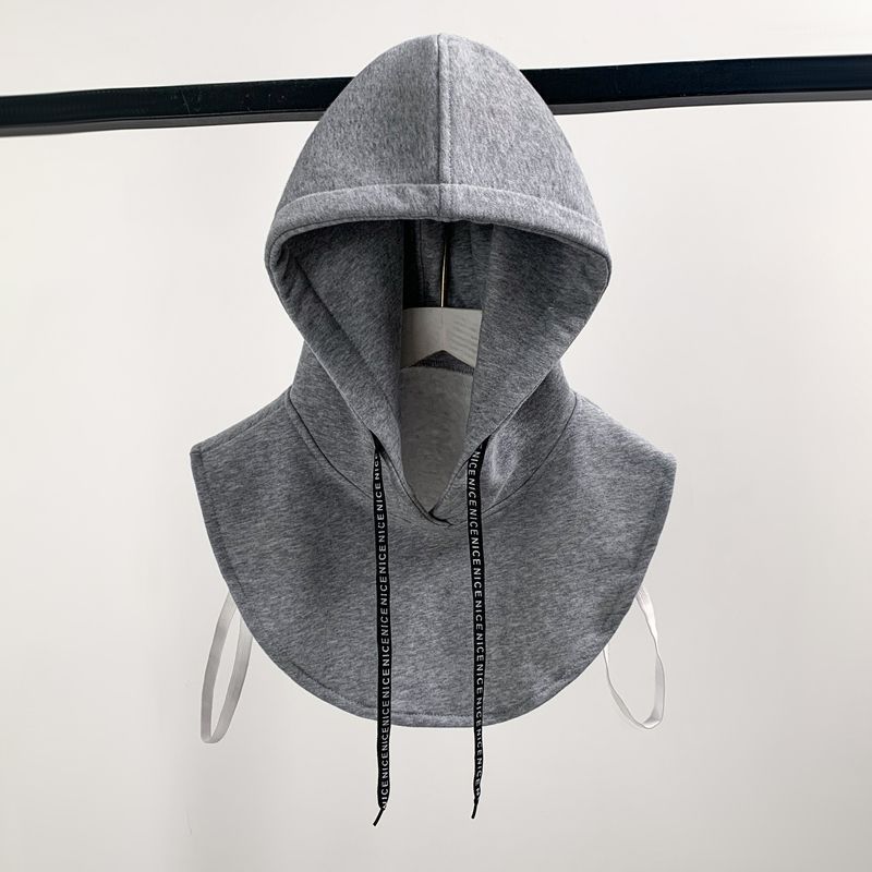 羽绒服假帽子领连帽卫衣