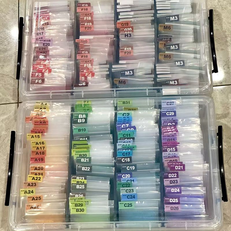 拼豆密封袋收纳盒桌面多图片