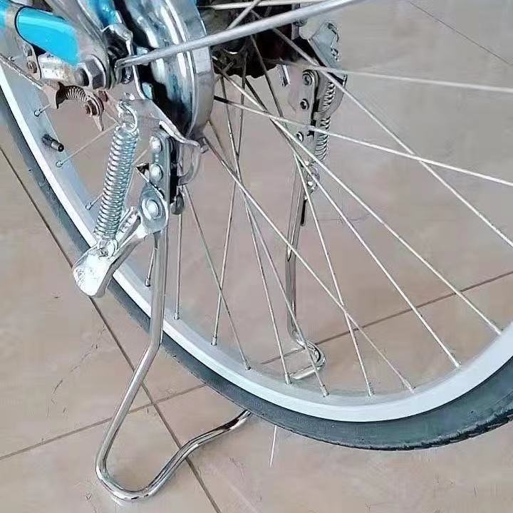 自行车支撑腿加强实心成