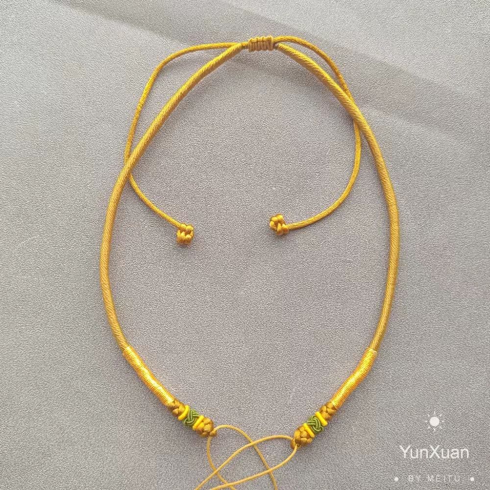 金锁绳圈手工编织锦鲤锁