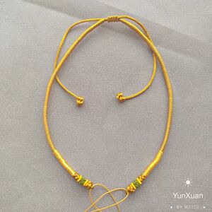 金锁绳圈手工编织锦鲤锁