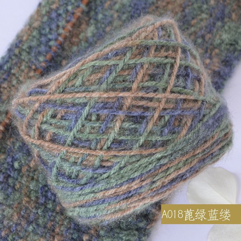 钩帽子的专用线3两松鼠绒毛线团中粗线手工编织diy钩针勾帽子线毛